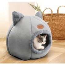 강아지런닝머신 개계단 사다리 애완 동물 고양이 위한 램프 미끄럼 방지 이동식 부드러운 침대 케이지, 01 Gray_04 L