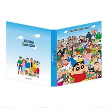 짱구 와글와글 띠부씰북(속지포함 5매) [스티커 앨범/바인더/파일북]