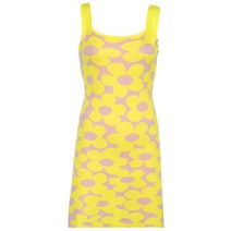 여성 여름 민소매 Bodycon 니트 미니 탱크 드레스하라 주쿠 밝은 꽃 인쇄 하이 허리 캐주얼 해변 선 드레스