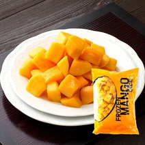 냉동망고다이스 1kg 키위 딸기 삼종과일믹스 패션후르츠퓨레 블루베리, 01_신정푸드 망고다이스 1kg