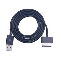 USB 3.0 충전기 데이터 케이블 아수스 40Pin Eee 패드 변압기 프라임 TF201 TF300T 태블릿, 검은색, 1m
