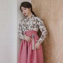 생활한복세트 회양목 저고리 + 나은 허리치마