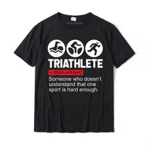 철인3종경기복 자전거 복장 Triathlete 선물 스포츠 트라이 애슬론 티셔츠 코튼 망 탑스 패밀리 크리스마스 데이 유럽 유행