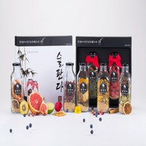 술판다 담금주 키트 500ml 2구 선물세트, 레몬자몽+파인키위, 단일옵션