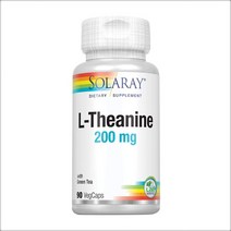 Solaray 솔라레이 L테아닌 200mg with Green Tea 90캡슐