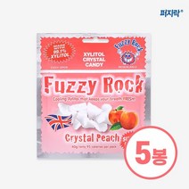 퍼지락 자일리톨 캔디 복숭아맛 40g x 5개 묶음