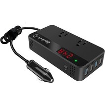 LST 200W카 인버터 컨버터 차량용충전기 DC12V를 AC100V로 교체 USB충전 4, 차량용충전기 고속충전 소켓