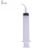1개/대 일회용 치과 관개 주사기 곡선 팁 키트 미백 재료 악기, 01 white
