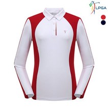 LPGA 여T 배색 포인트 제에리 티셔츠 L183TS652P