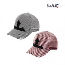 SJ 블루드레이크 골프모자 남성 체크무늬 (DL1HACA04), 색상:사이즈 : 레드:FREE