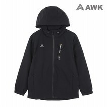 에어워크 주니어 캐주얼 후드 블랙 점퍼