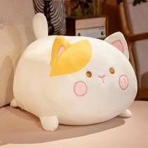 /귀여운/봉제/긴 고양이/베개/베개 봉제 장난감 사무실 낮잠 베개 침대 수면 홈 장식 선물 인형 용, [02] 50cm fat cat Pillow
