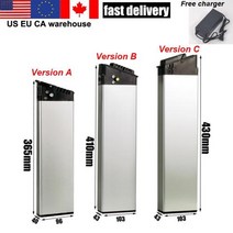 전기자전거 전기자전거렌탈 미국 EU 재고 48V 10.4Ah 12.8Ah Ebike 배터리 36V 접이식 전기 자전거 LO26 20, 04 36v10ah version A, 한개옵션1