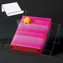 투명 아크릴 경사진열대 스탠드 가방 태블릿 노트북 전시 대형