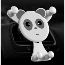 거치대 휴대폰 주파집 차량용 거치대중력 차량 휴대폰 거치대 아이폰 13 12 샤오미 삼성용 에어 벤트, 03 Silver Bear