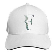 ROGER FEDERER 남성용 여성용 모자 트러커 모자 조절 가능한 클래식 테니스 야구 모자 레드 One Size