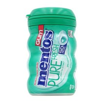 Mentos 멘토스 슈가 프리 껌 퓨어 프레쉬 스피어민트 50 개입, 1개