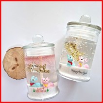 달빛마녀캔들 (공효진2개) 뿔사슴- 크리스마스 젤캔들 키트DIY (9208467), 클린코튼 레드