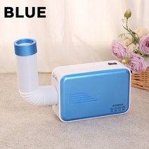 다기능 의류 건조기 800w 추가 진드기 가정용 휴대용 건조기 따뜻한 담요 건조 신발 애완 동물 헤어 드라이어, 푸른, 영국