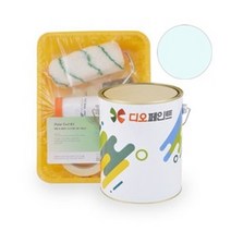 디오페인트 곰팡이방지 결로방지페인트_베란다 벽지용페인트1L세트(세라믹플러스 1리터+도구세트), 클래식04(베이비 민트)