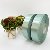 포장 리본 끈 제이제이리본 고밀도주자 45M 2롤 (10mm 15mm), 15mm, 청카키