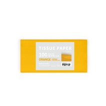 PaperPhant 다용도 Color 색화지 4절 (Tissue Paper), 오렌지, 100매