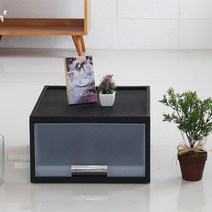 창신리빙 화인 블랙 스텝 서랍박스 40(1호1단)