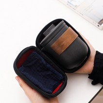 휴대용 전통차 도자기 다기 세트 찻잔 포함, 1포트 2잔
