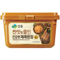 신송 짠맛을줄인 건강한 재래된장, 1kg, 4개