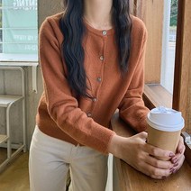 [바보사랑] 겟잇미 보슬 라운드넥 버튼 가디건 [겟잇미]
