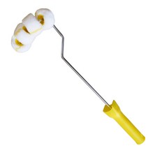 원형 난간 파이프 페인트 롤러 브러쉬 롱 페인트롤, 직경 7-11cm에 적합 (봉제형)