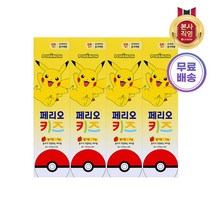 LG생활건강 페리오 키즈 스텝3치약 포켓몬 피카츄 여 75g X 4개
