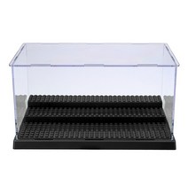 레고 호환진열장 호환케이스 호환아크릴케이스 호환선반 호환전시장 호환보관함 아크릴 방진 상자/케이스 빌딩 블록 컬렉션 블랙 1pcs 기본 디스플레이/쇼케이스 상자 피규어 아이 장난감, [03] 3 Steps small