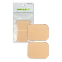 프린시아 NBR 사각 분첩 2P 화장퍼프 -O 미용 후로킹, 1, 본상품선택