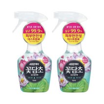 샤프란 꽃담초 섬유탈취제 400mL 연꽃 x2