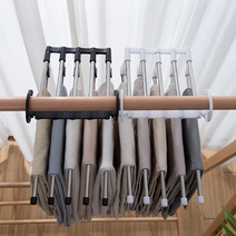 유어오브제 매직 논슬립 5단 바지걸이 3개, 블랙