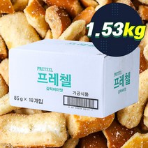 (단무)미성패밀리 프레첼갈릭버터맛 85g 18입 /대용량 사탕 쿠키 전병 칩 젤리, 1IKL_프레첼갈릭버터맛85g*18, 상세페이지 참조