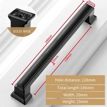 american simple door pull furniture handle for cabinet drawer dress kitchen 찬장 옷장 closet aluminium b, 1-없음