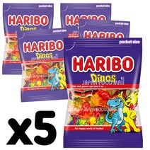 하리보 다이노 공룡젤리 100g 츄잉젤리, 5개