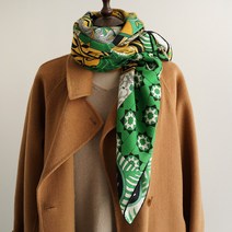 바비수 캐시미어 실크 빅 스카프 숄