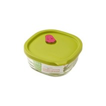 락앤락 웨이브스팀홀-정사각-370ml-DGRNLLG162, 락앤락 웨이브스팀홀-정사각-370ml-DGRN(LL
