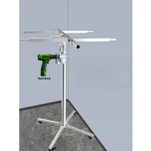 이동식리프트 에어컨 수동 휴대용 리프트 실외기 작업 천장작업, 4.0m 수동 2기능확대된 상단 프레임, 1개