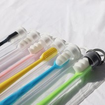 잇몸 약한분 부드러운 만모 극세모 칫솔, 화이트10개