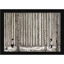 퍼즐갤러리 현현 자작나무 500피스 직소퍼즐액자 PG620, 퍼즐+우드블랙액자