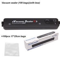 진공포장기 가정 음식 진공 포장 220v110v 주방 식품 실러 자동 상업 용 식품 실러 기계 선택을위한 가방, 실러 n100bag nbox, 영국 220v