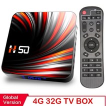 셋탑박스 셋톱박스 안드로이드 10 TV 박스 4GB 32GB 4K H.265 미디어 플레이어 3D 비디오 2.4G 5GHz 와이, 02 4G 32G TV BOX_04 Au 플러그