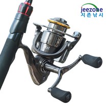 지존낚시 더블핸들 쉘로우 스풀 스피닝 릴 배스 꺽지 쏘가리 에깅 루어낚시 용품, LK2500