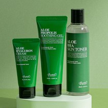 [벤튼] 알로에 3종 세트 ( 토너 200ml + 수딩젤 100ml + 크림50g ), 토너200ml+수딩젤100ml+크림50g