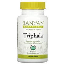Banyan Botanicals 트리팔라 90정, One Color, One Size