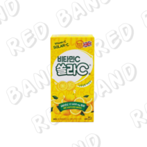 쏠라C 2gx80정 레몬맛 씹어먹는 비타민C 캔디 츄어블 어린이 비타민 D